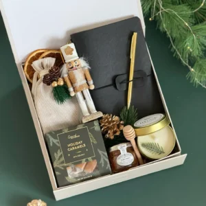 Nutcracker Holiday Keepsake Box | Cozy Candlelight & Holiday Reflections