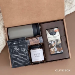 Comfort & Cheer Gift Set: Thoughtful Appreciation Gift for Employees | Client Gratitude Gift | Hygge Box for Team